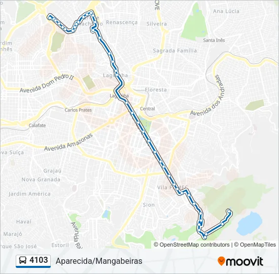 4103 Bus Line Map