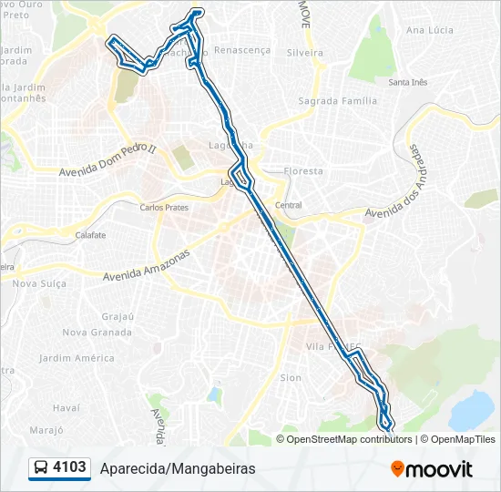 4103 Bus Line Map