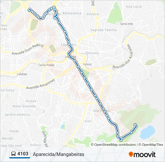 4103 Bus Line Map