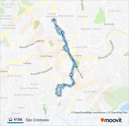 4106 bus Line Map