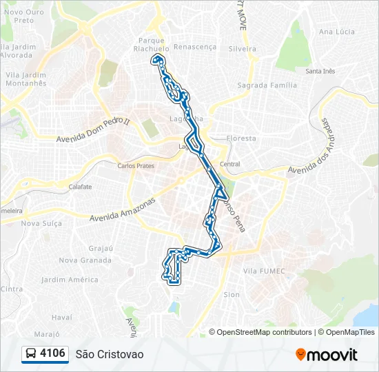 4106 Bus Line Map