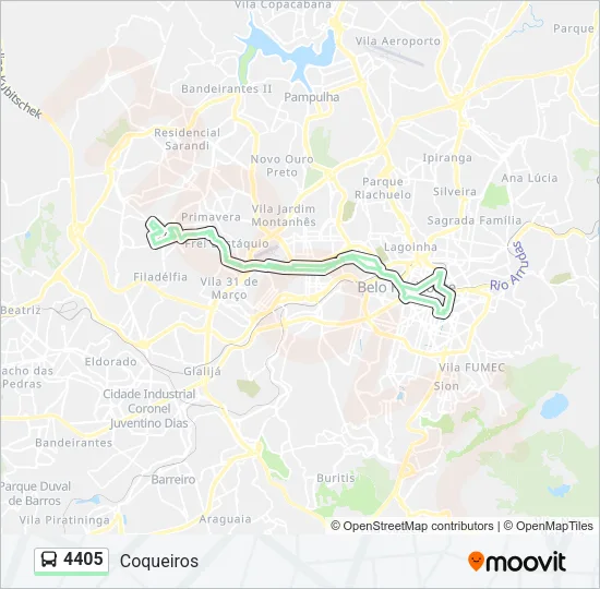 4405 Bus Line Map