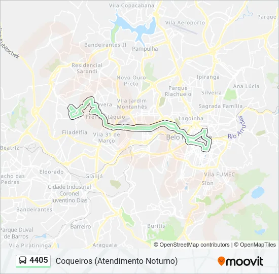 4405 Bus Line Map
