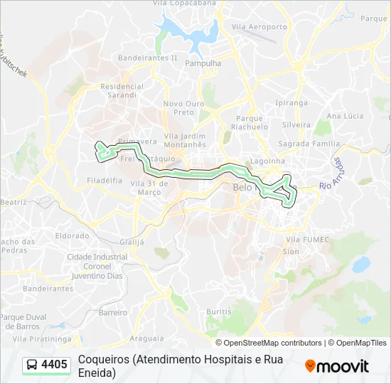 4405 Bus Line Map