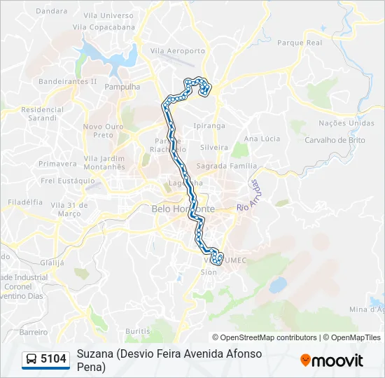 5104 Bus Line Map