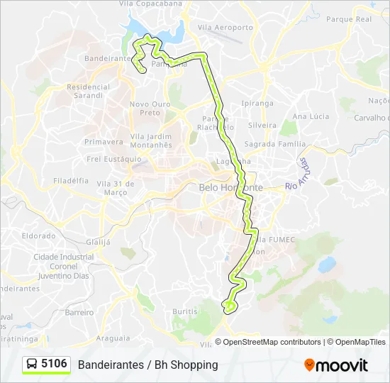 5106 Bus Line Map