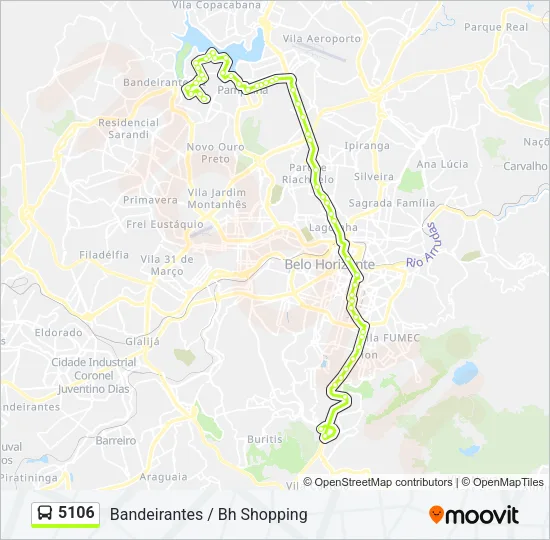 5106 Bus Line Map