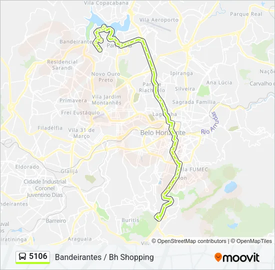 5106 Bus Line Map