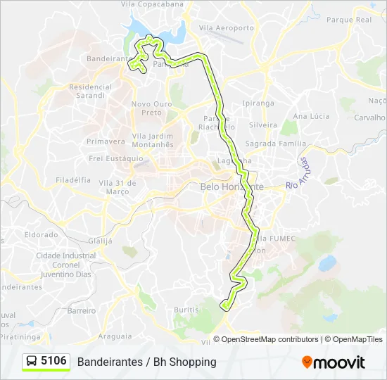 5106 Bus Line Map