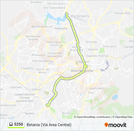 5250 Bus Line Map
