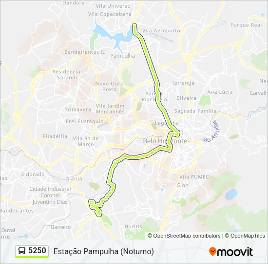 5250 Bus Line Map