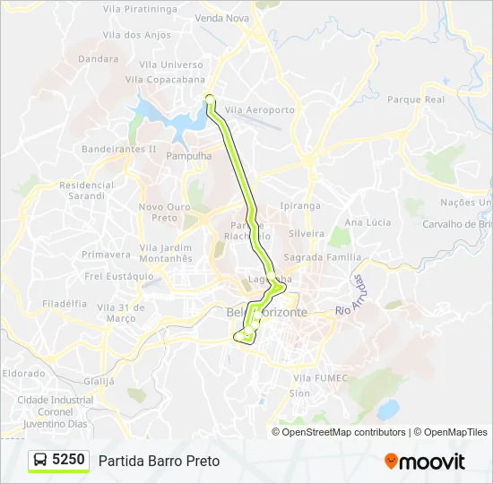 5250 Bus Line Map
