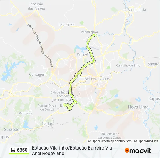 6350 Bus Line Map