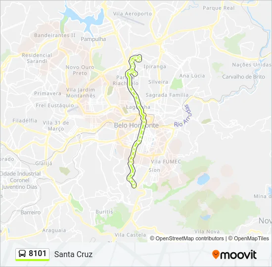 8101 Bus Line Map