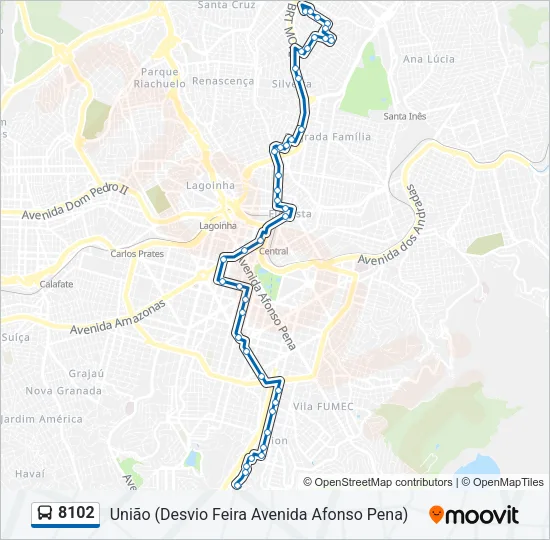 8102 Bus Line Map