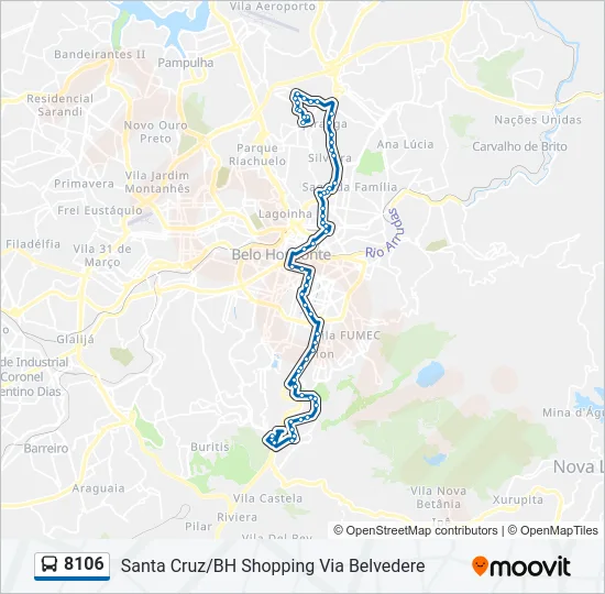 8106 Bus Line Map