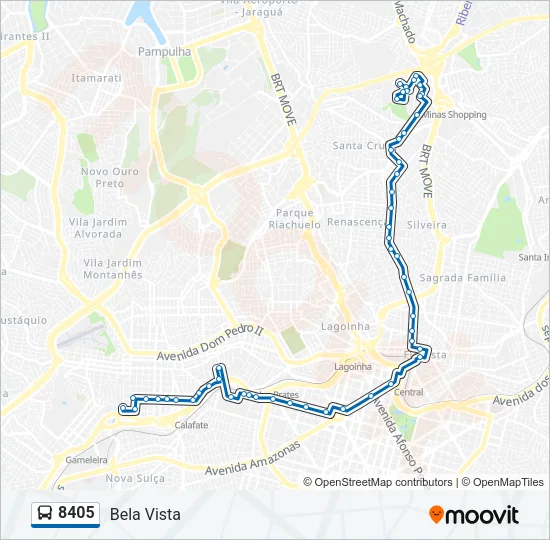 8405 Bus Line Map