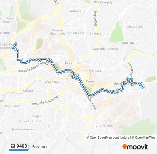9403 Bus Line Map
