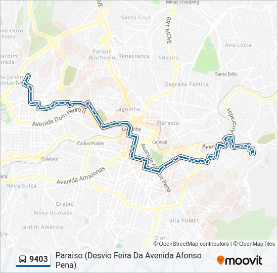 9403 Bus Line Map