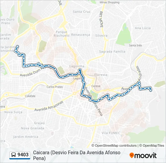 9403 Bus Line Map