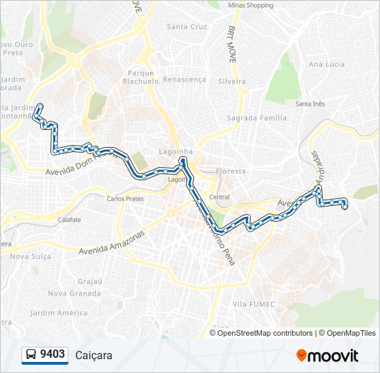 9403 Route: Schedules, Stops & Maps - Caiçara (Updated)