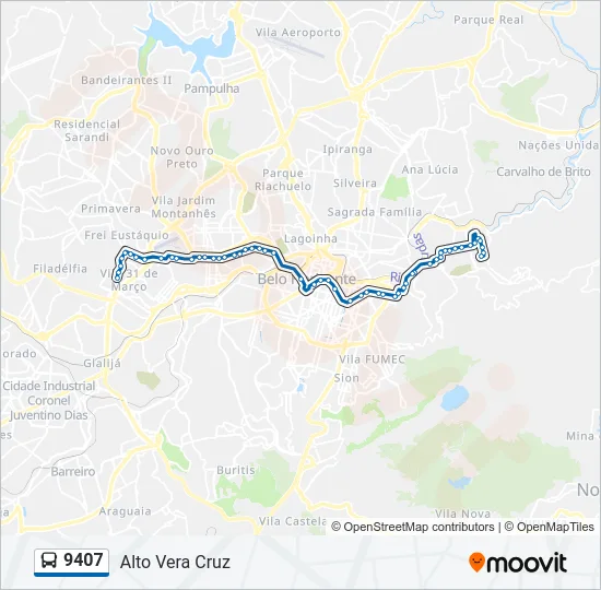 9407 Bus Line Map