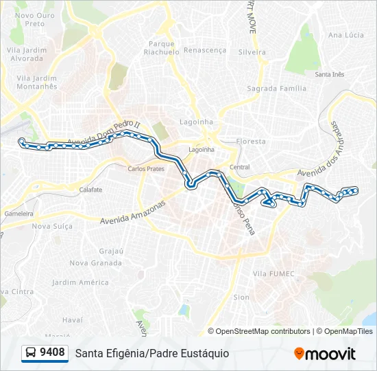 9408 Bus Line Map
