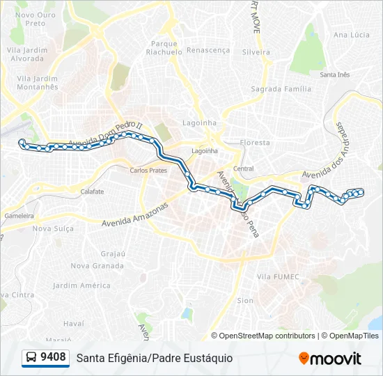 9408 Bus Line Map
