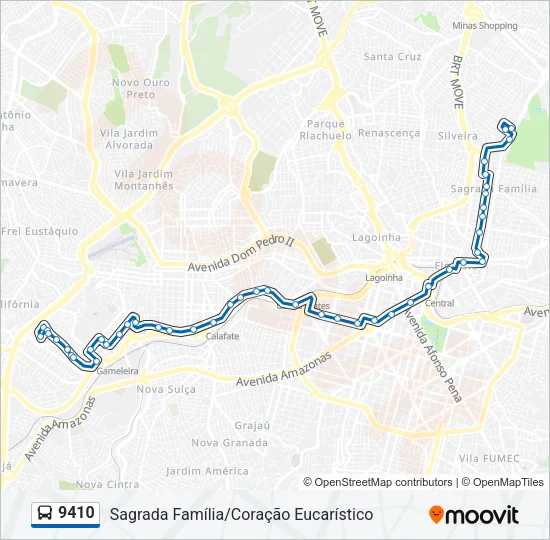 9410 Bus Line Map