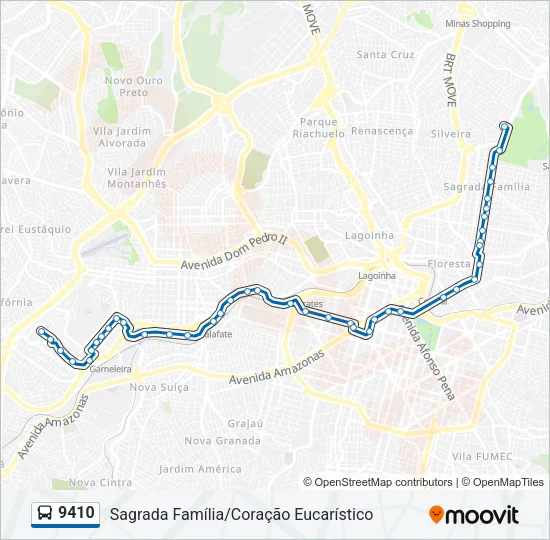 9410 Bus Line Map