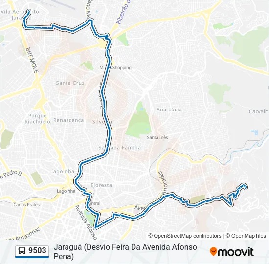 9503 Bus Line Map