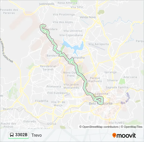 3302B Bus Line Map