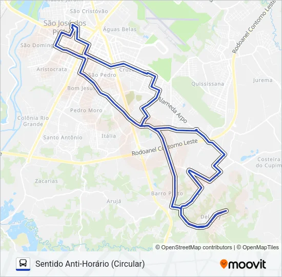 506 INTERBAIRROS 2 Bus Line Map