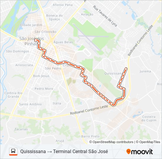 Mapa de 531 BAIRRO A BAIRRO - 1 de autobús