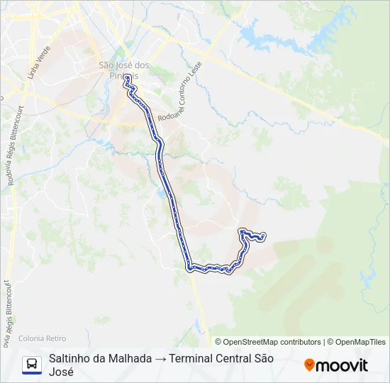 1006 MALHADA Bus Line Map
