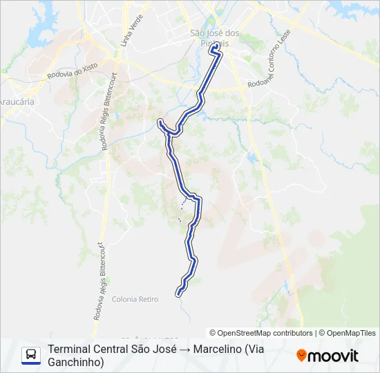 405 MARCELINO Bus Line Map