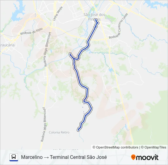 405 MARCELINO Bus Line Map
