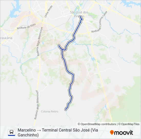 405 MARCELINO Bus Line Map