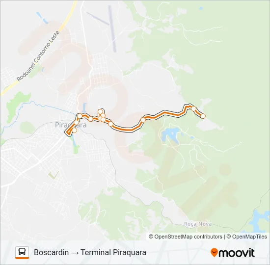 D15 VILA FRANCA Bus Line Map