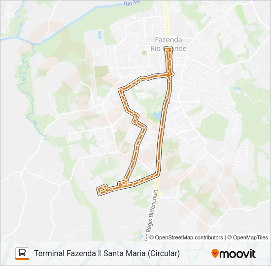 F14 SANTA MARIA Bus Line Map