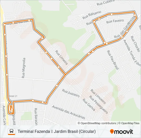 F32 JARDIM BRASIL Bus Line Map