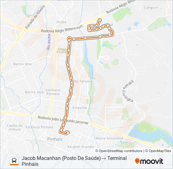 C28 JACOB MACANHAN bus Line Map