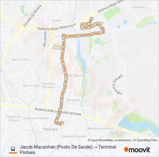 C28 JACOB MACANHAN Bus Line Map