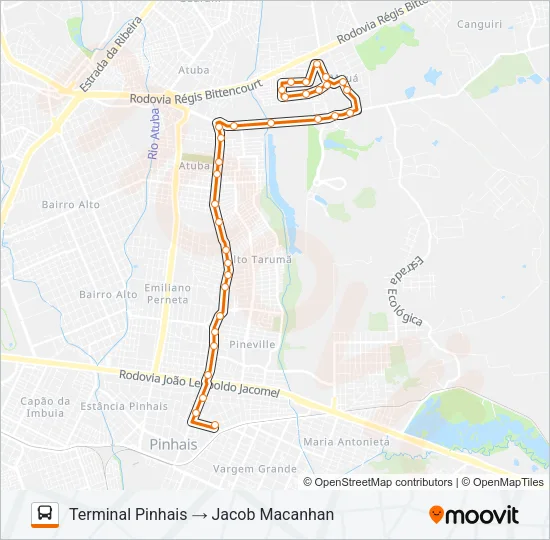 C28 JACOB MACANHAN Bus Line Map