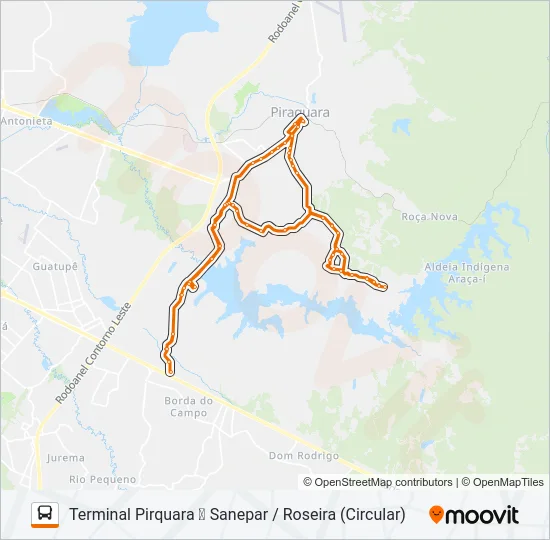 D17 PENDULAR NORTE Bus Line Map