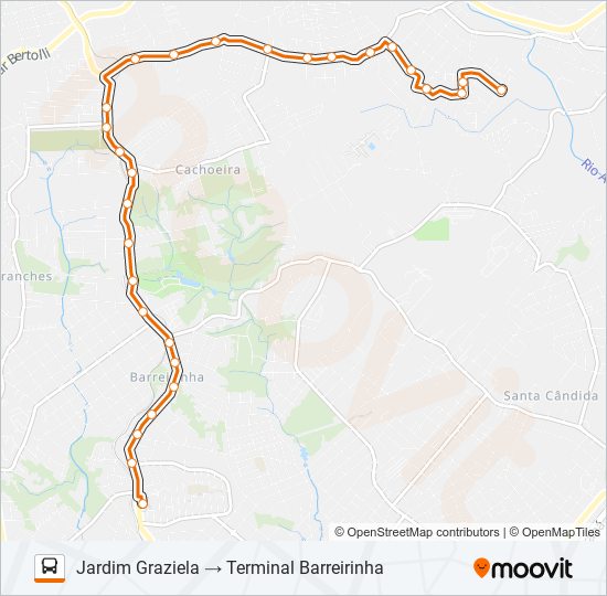 A31 JARDIM GRAZIELA bus Line Map