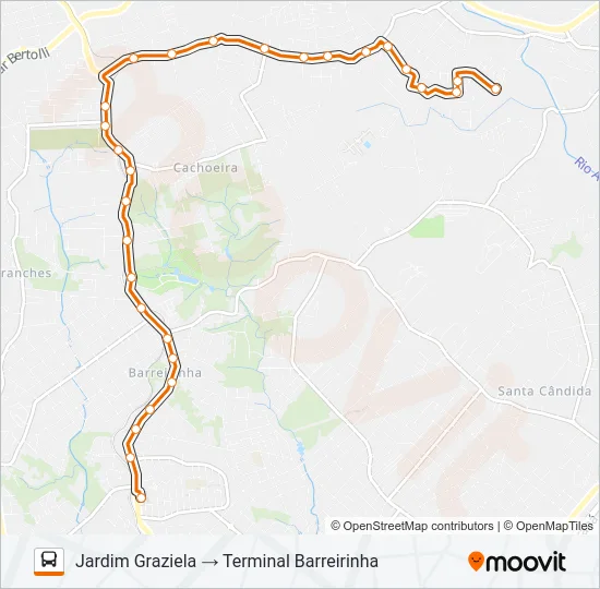 A31 JARDIM GRAZIELA Bus Line Map
