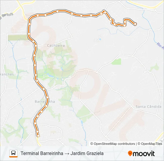 A31 JARDIM GRAZIELA Bus Line Map