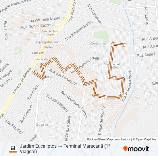 b26 jardim eucaliptos Route Schedules, Stops & Maps Jardim