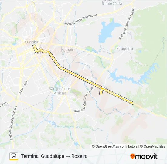 E78 ROSEIRA / GUADALUPE Bus Line Map